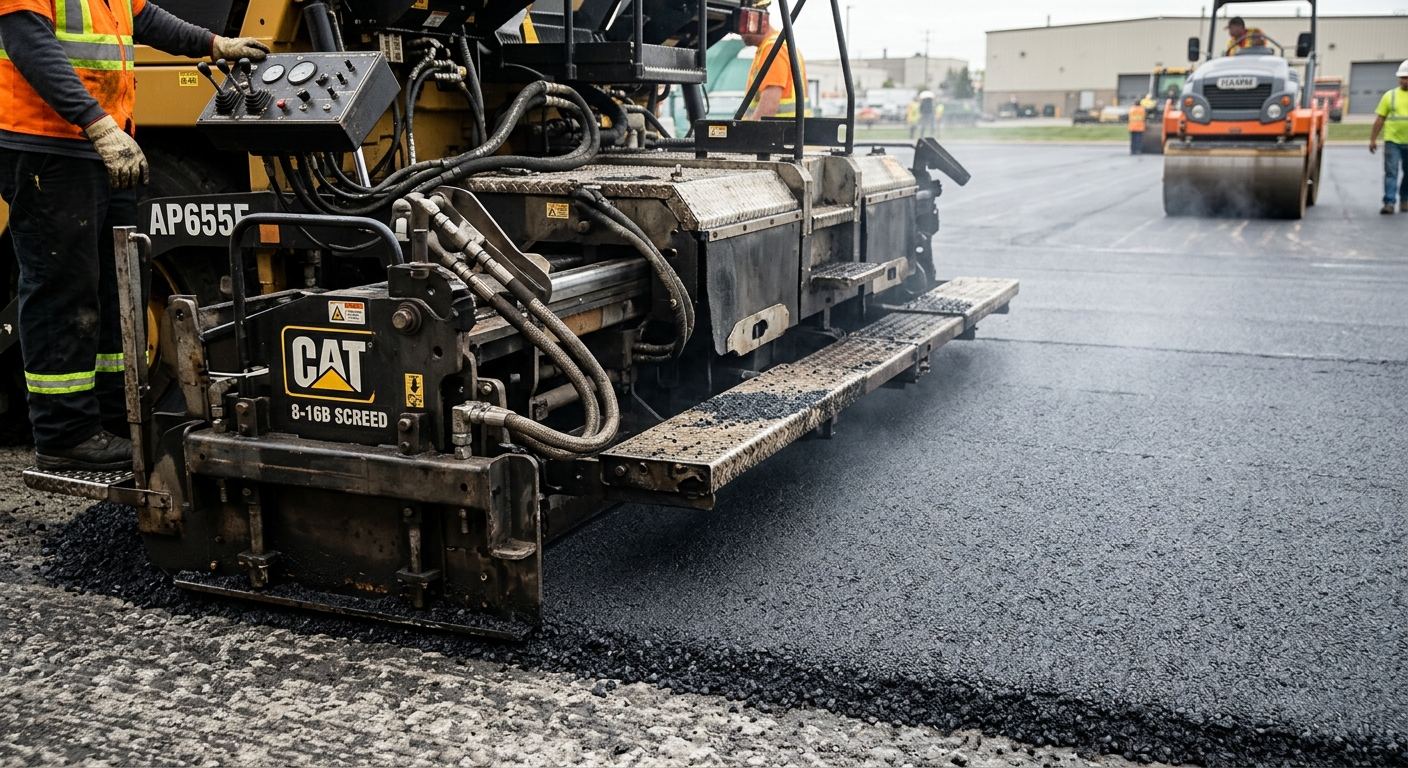 Entrepreneur pavage commercial à Bedford